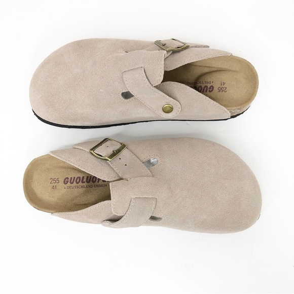 Guoluofei tan Suede mules - Picture 7 of 11